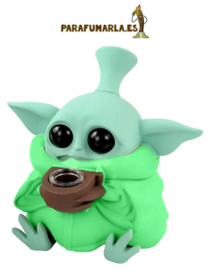 Pipa Baby Yoda green 13cm