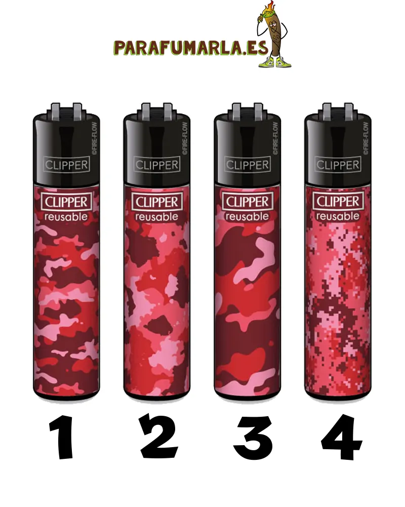 clipper camuflaje rojo