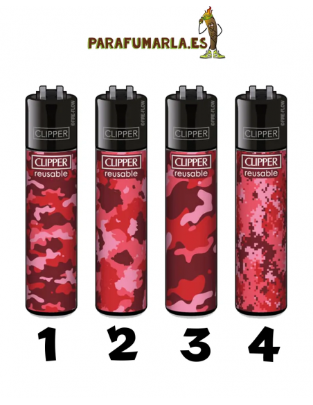 clipper camuflaje rojo