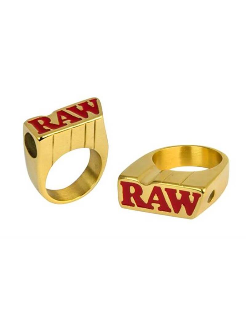 Anillo raw oro de fumador