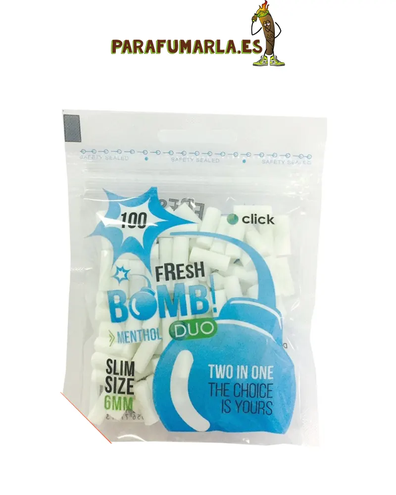 filtros fresh bomb duo menthol
