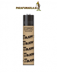 Clipper RAW marrón logo