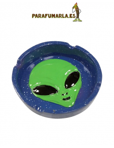 Cenicero cara extraterrestre