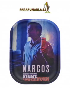 Bandeja Narcos Time To fight 18x14cm