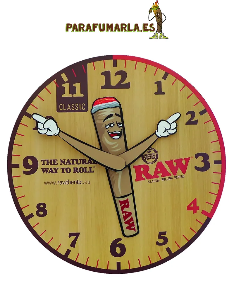 reloj de pared raw