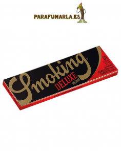Papel Smoking negro deluxe 1 1/4
