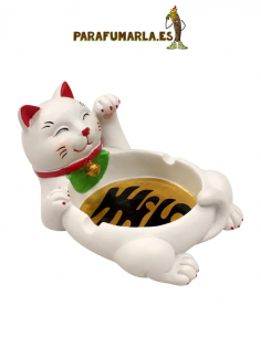 Cenicero gato de la suerte
