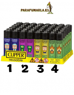 Clipper Rick y Morty colores