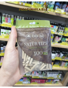 100 Filtros cartón Natur Pre-rolled Long