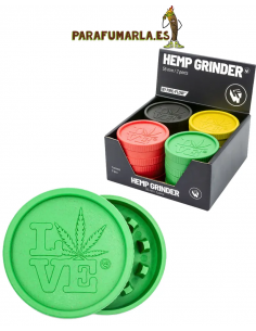 Grinder de cáñamo Love | 4 Colores
