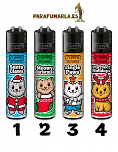 Clipper Gatos Navideños
