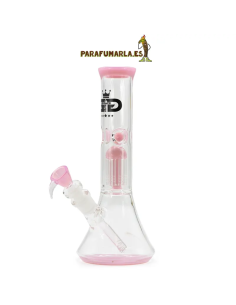 Bong Cristal Grace Glass Rosa Percolator 27cm