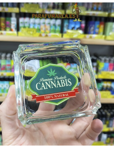 Cenicero Cristal Cannabis