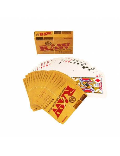 Baraja cartas RAW. Póker